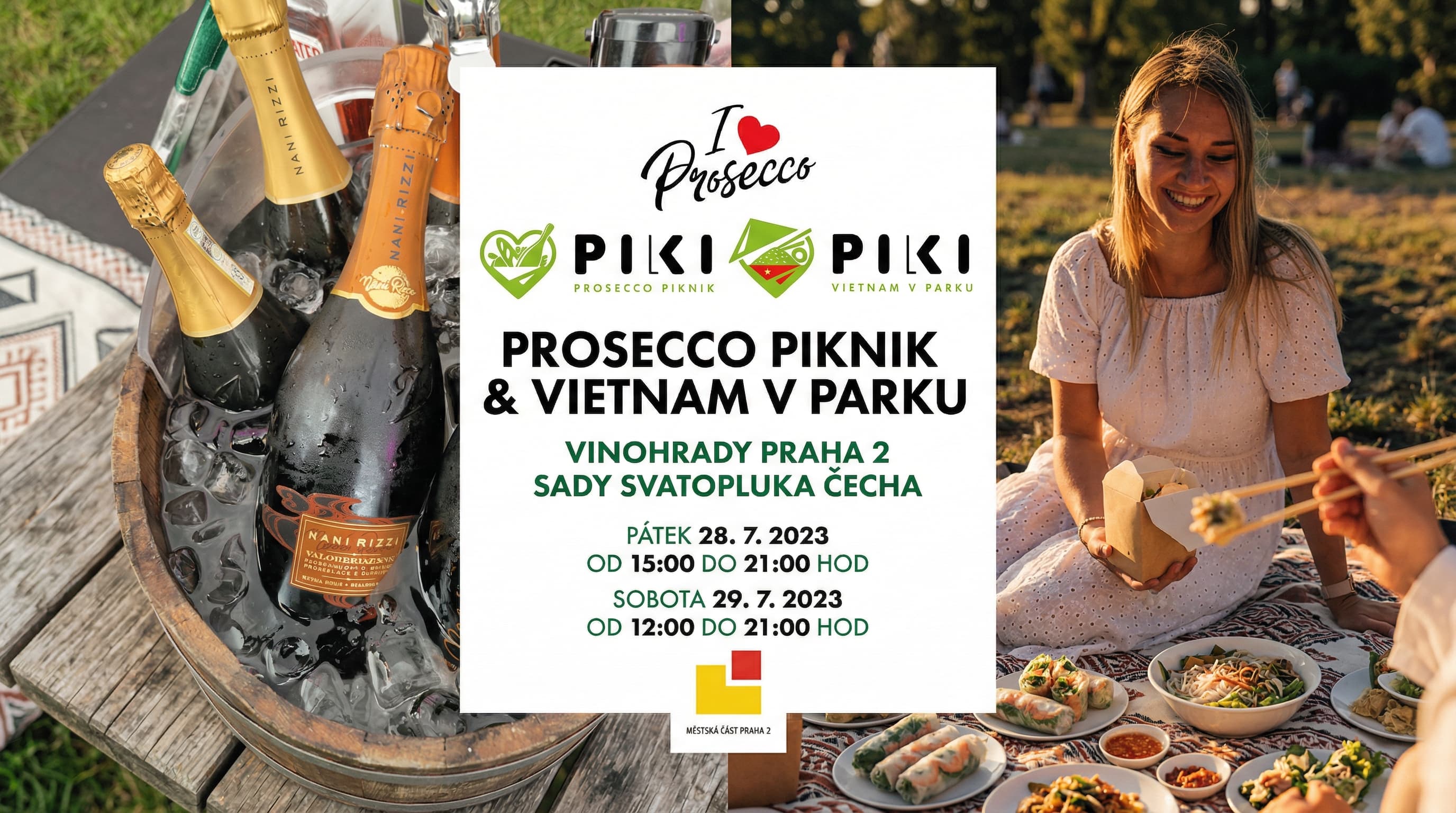 PROSECCO PIKNIK A VIETNAM V PARKU TOUR VINOHRADY