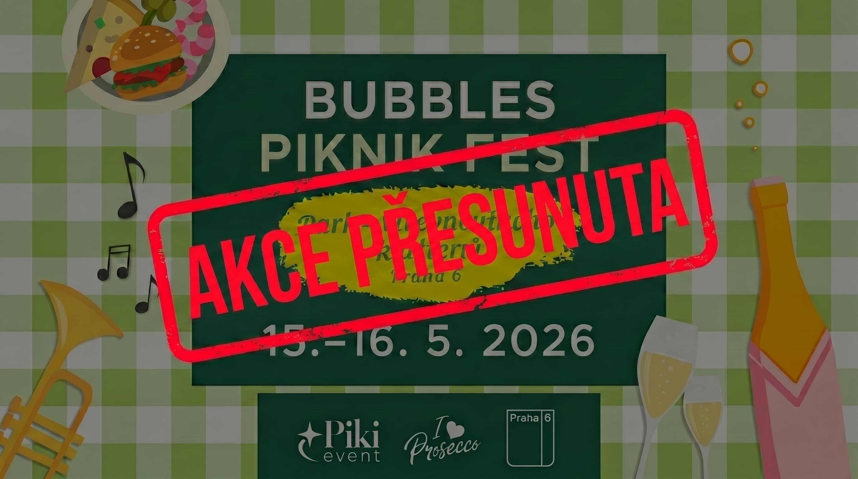 ZRUŠENO‼️ BUBBLES PIKNIK FEST