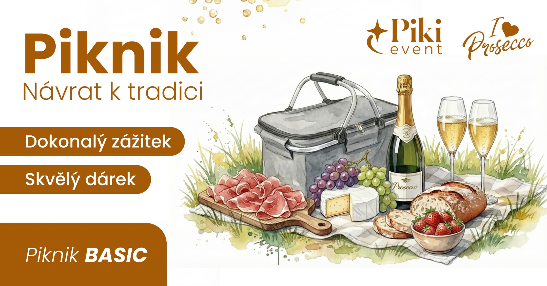 Piknikový koš BASIC / 2 osoby