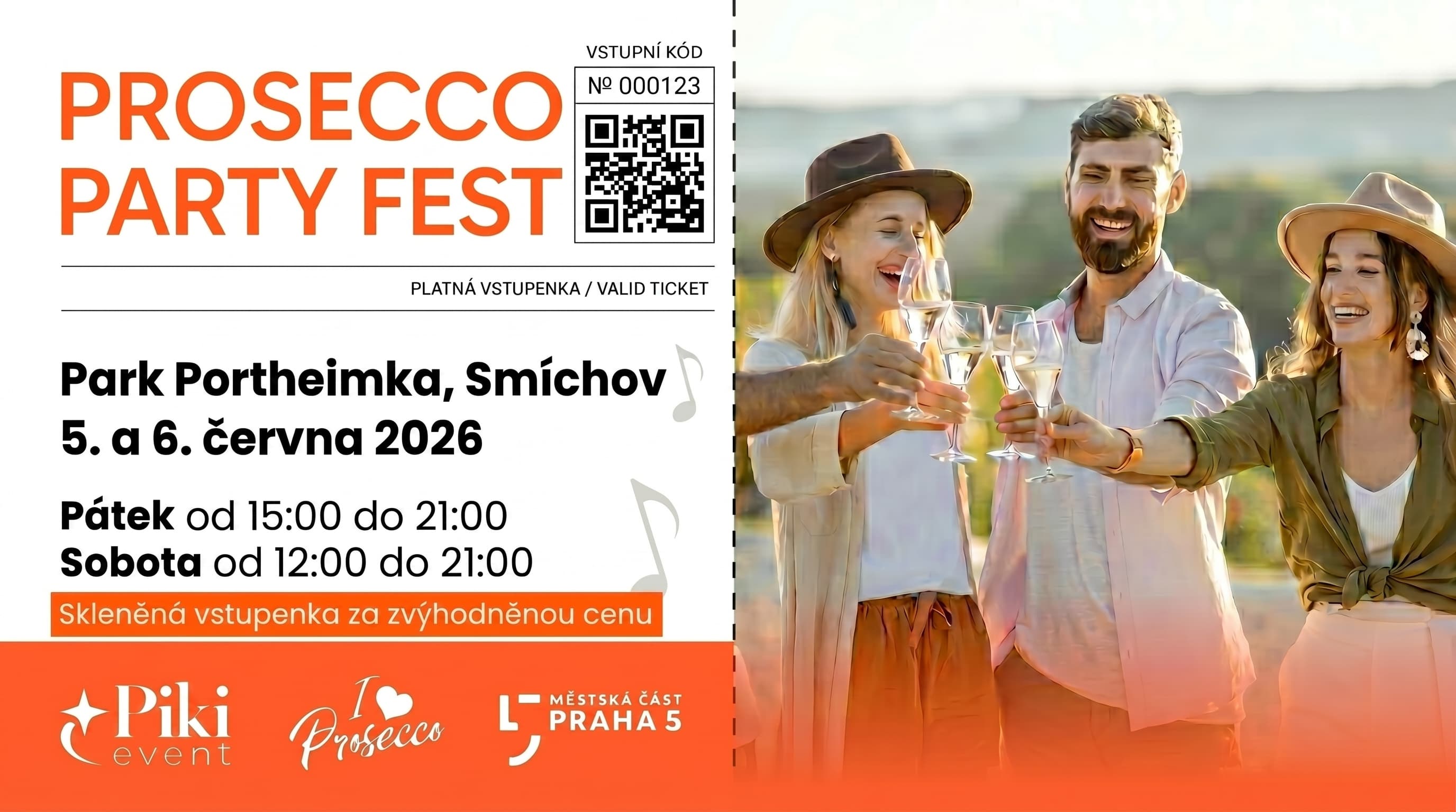 SKLENĚNÁ VSTUPENKA SE ZVÝHODNĚNOU KONZUMACÍ