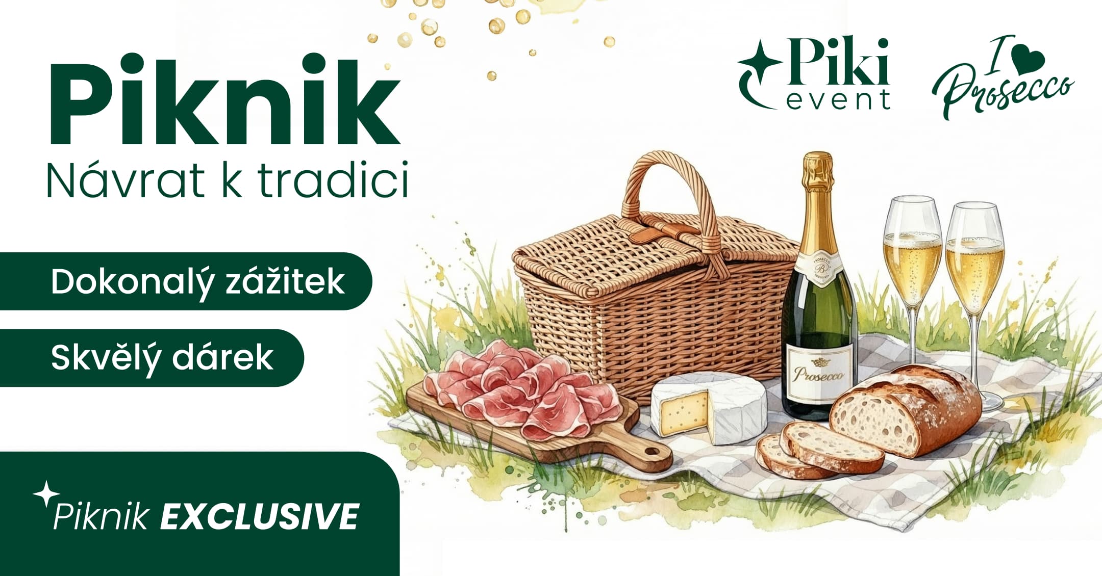 Piknikový koš EXCLUSIVE / 4 osoby