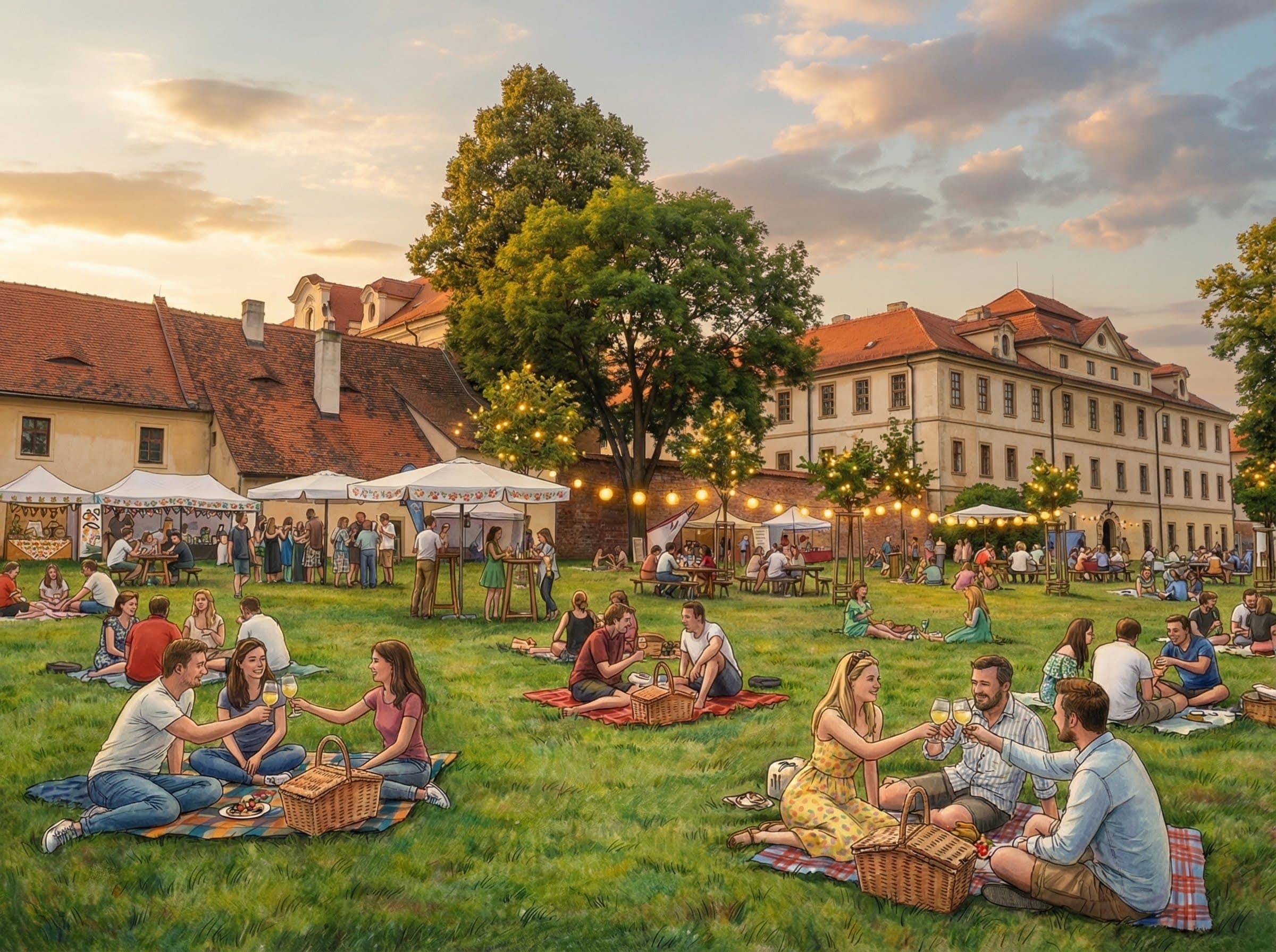 Ilustrace firemní akce