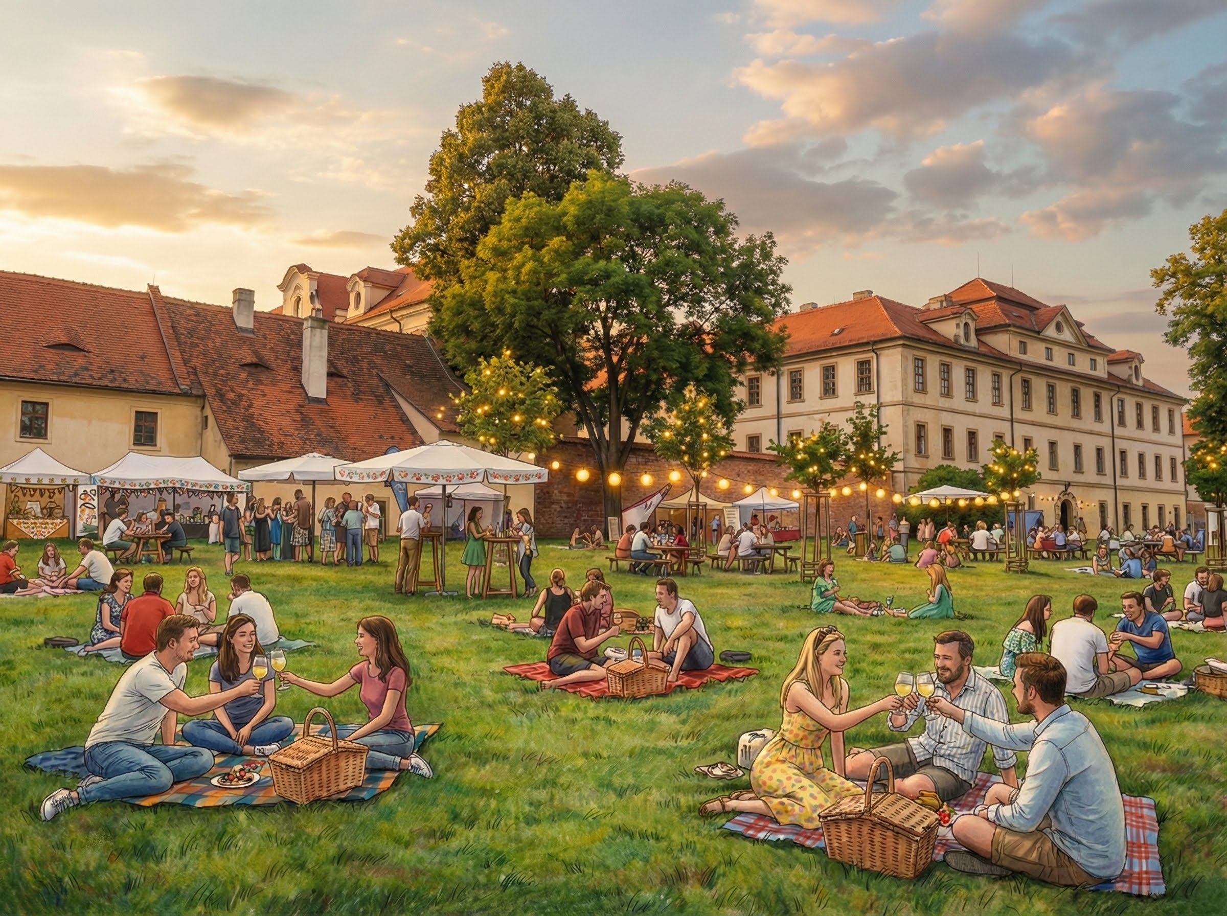 Corporate event illustration